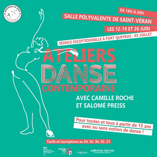 Affiche danse contemporaine stage